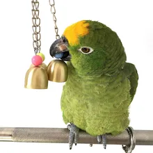 Pet Колокольчик для попугая жевательная игрушка голубь гнездо для попугая будка укуса игра хороший звук любимая игрушка аксессуары для птичьей клетки