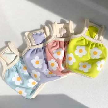 

Printed Sling Summer Thin Teddy Puppy Dog Summer Summer Vest Bichon Bomei Small Dog Puppy Cat Pet Clothes