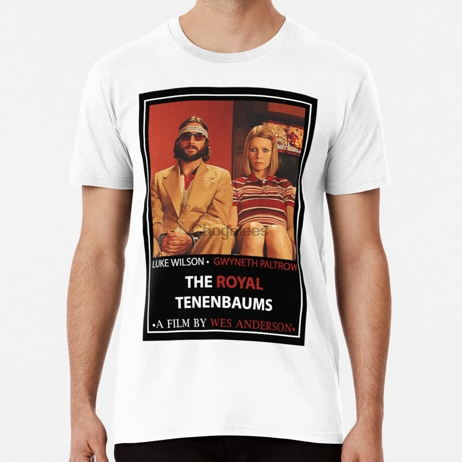 Мужская футболка с забавным принтом The Royal Tenenbaums Классическая Летняя
