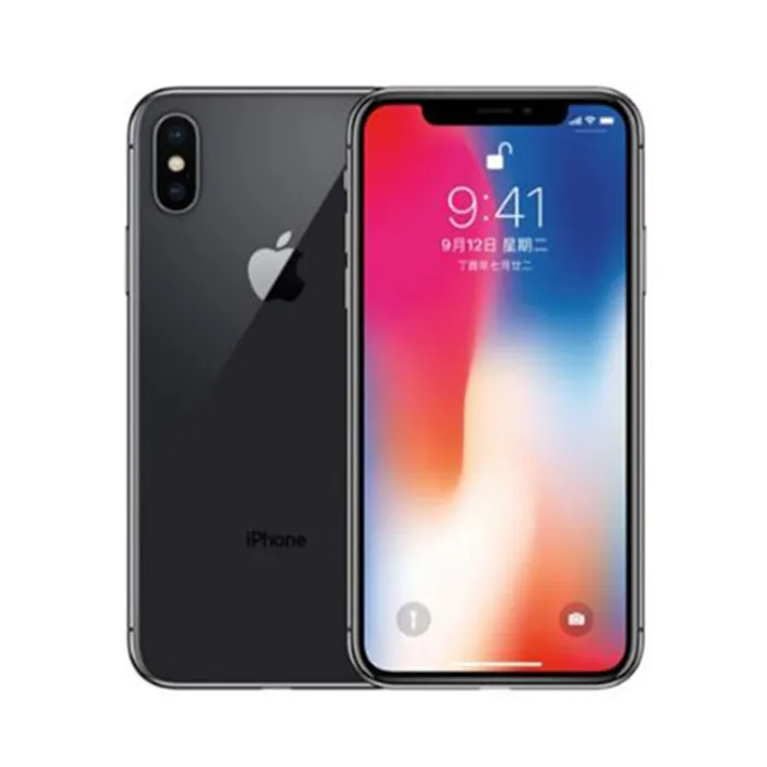 Original Unlock Apple iPhone X Face ID 64GB/256GB ROM iOS A11 5.8" 3GB RAM 12MP Hexa Core Dual Camera 4G LTE USED Mobile Phone latest iphone cellphone