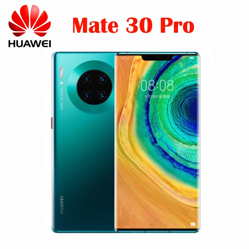 Huawei mate 30 pro с глобальной ПЗУ NFC Google Play 8 Гб 128 ГБ 256 ГБ mate30pro 40 Мп+ 40 Мп+ 32 МП 6,53 дюйма, Восьмиядерный мобильный телефон Kirin 990