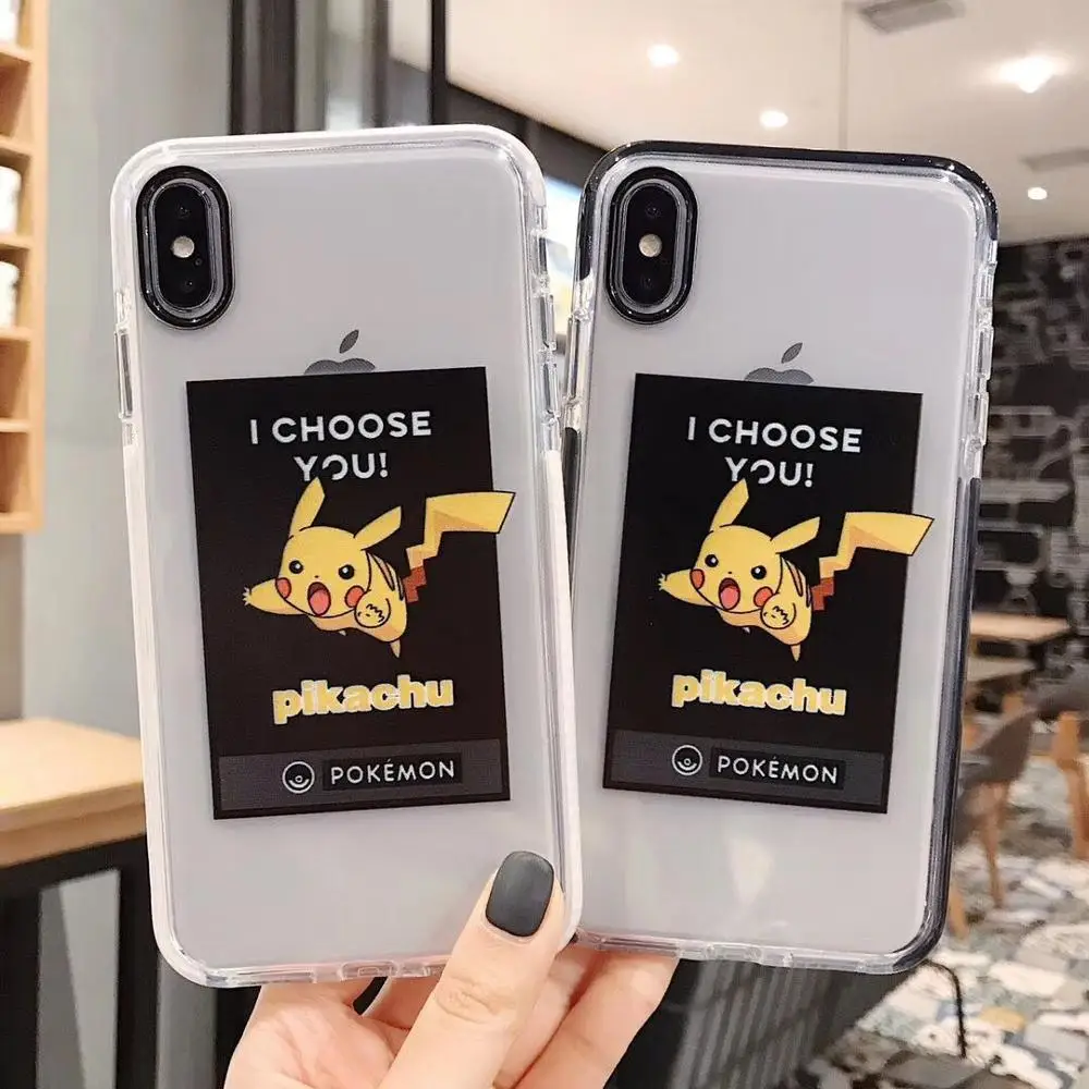 Lovely Cartoon Clear Shockproof TPU Cases For iPhone 6S 8 7 Plus Back Coque 11 Pro Max X XS XR Phone Case Cover |