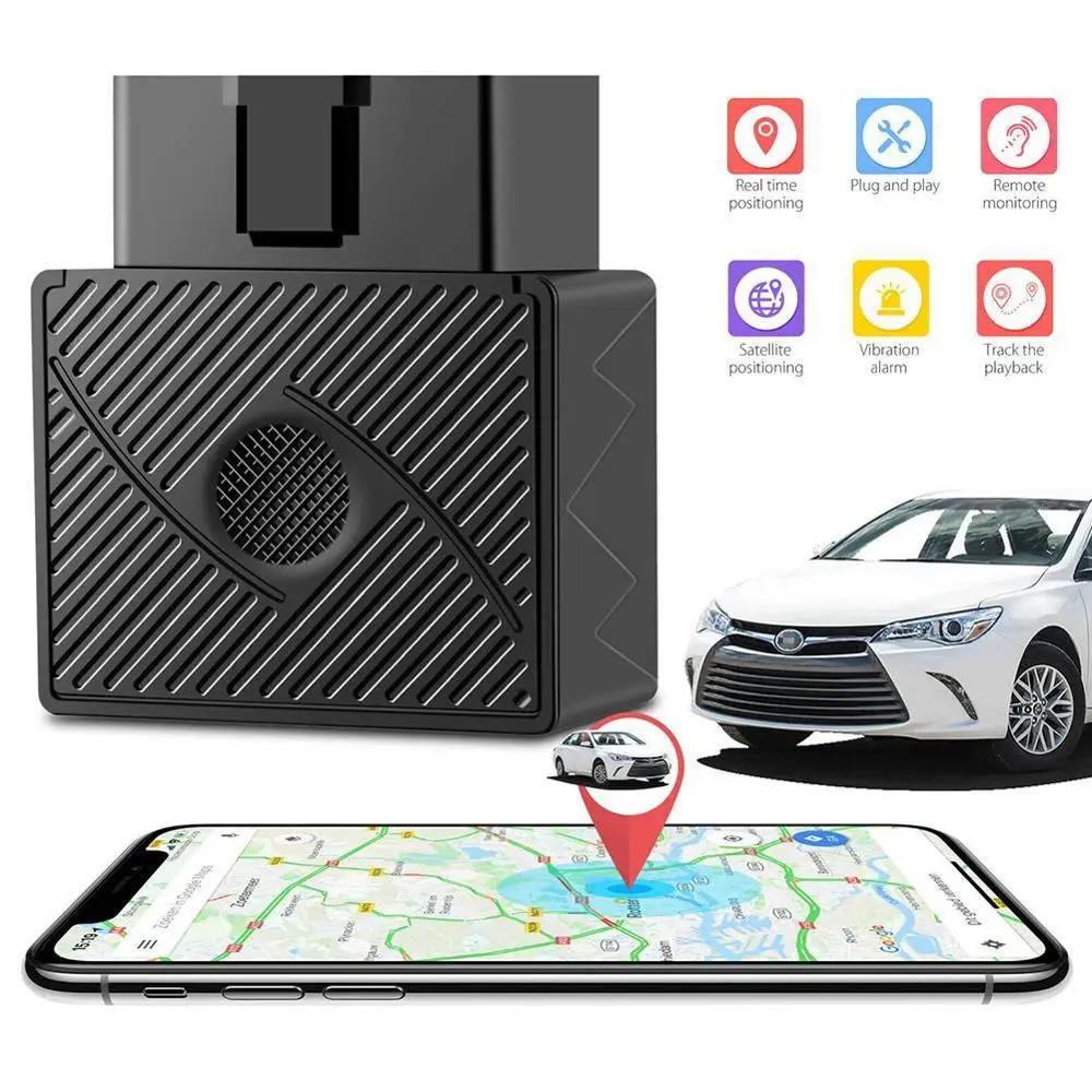 2019 OBD II gps-трекер 16PIN Plug Play Car GSM OBD2 устройство слежения gps локатор OBDII с
