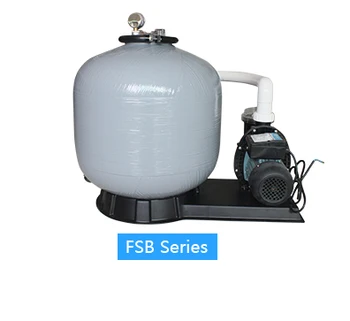 

P400 model sand filter with swimming pool water filter motor pump