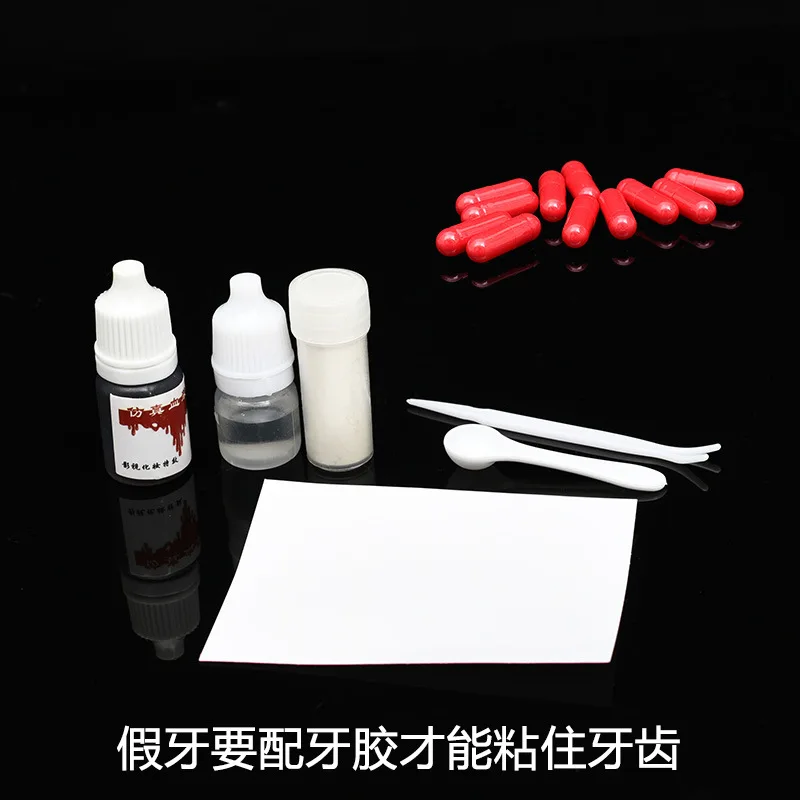 Foreign Trade Halloween Vampire Dentures Zombie Teeth Small Teeth Film And Television COS Makeup Ball Props Wholesale