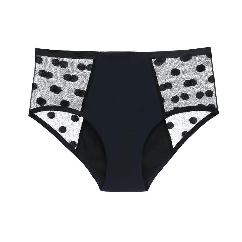 

Sexy Women Menstrual Panties Physiological Undies 4-Layer Leakproof High Waist Mesh Incontinence Period Underwear Dropshipping