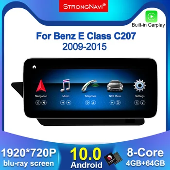 

12.5inch 1920*720P Android 10 Car dvd radio GPS Navigation player for Benz E Class Coupe W207 A207 C207 2009-2015 4G WIFI BT