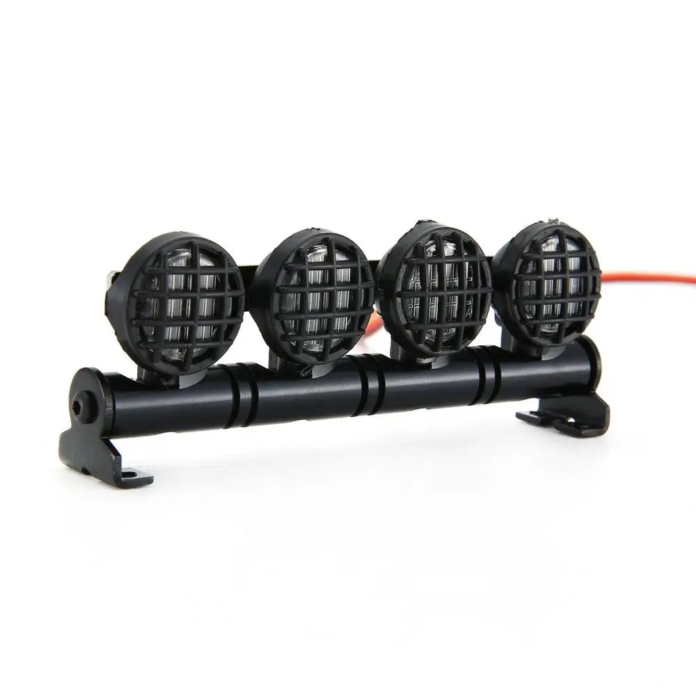 

Roof Luggage LED Light Bar Kit for 1/10 Scale Rock Crawler Truck Traxxas Trx-4 TRX4 Axial SCX10 RC4WD D90 HSP RGT