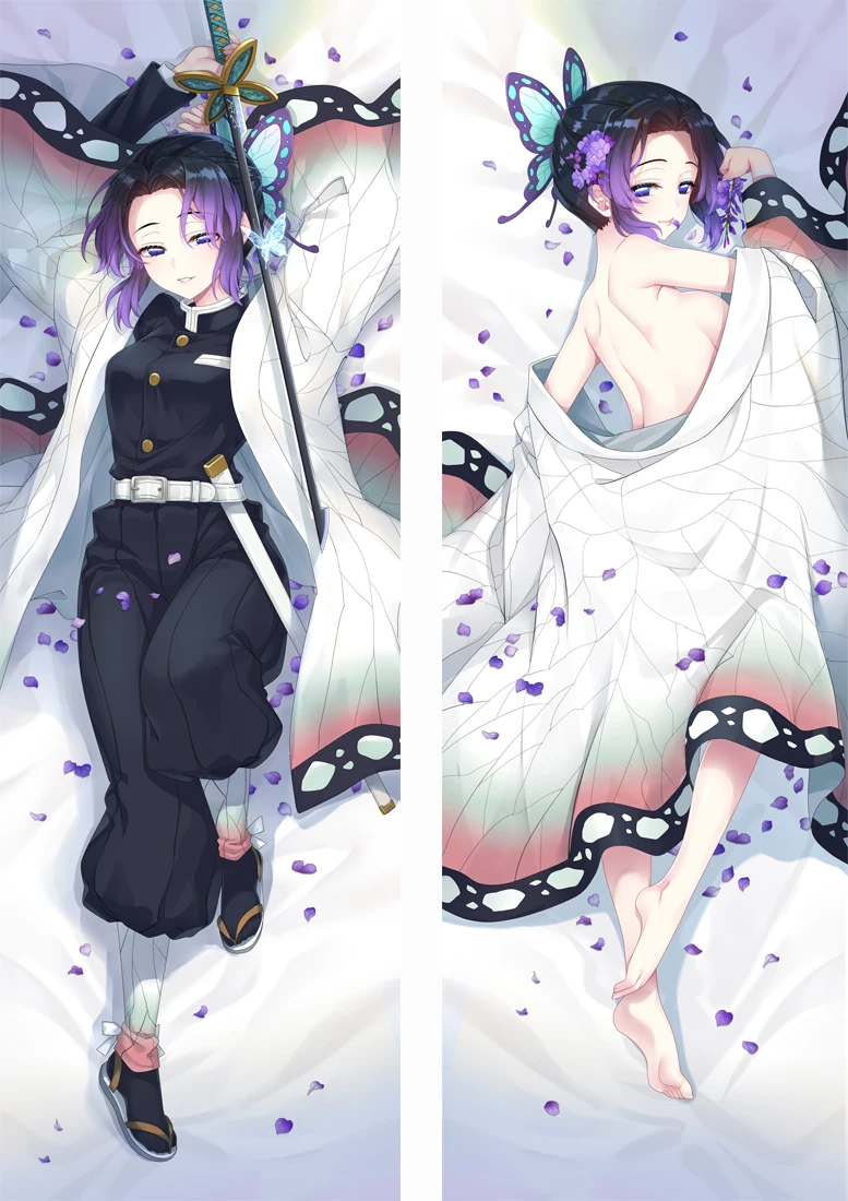 June японское аниме демон Slayer: Kimetsu no Yaiba сексуальная девушка Dakimakura тело наволочка длинная подушка для объятий чехол - Цвет: 19066-2