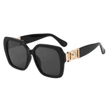 

2020 New Square Sunglasses Women Vintage Leopard Frame Female Sun Galsses Luxury Brand Black Shades Fashion Gafas De Sol Eyewear