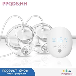 Tire lait électrique, Double silencieux, Portable et automatique, rechargeable par USB, mains libres, extracteur de lait pour bébé 