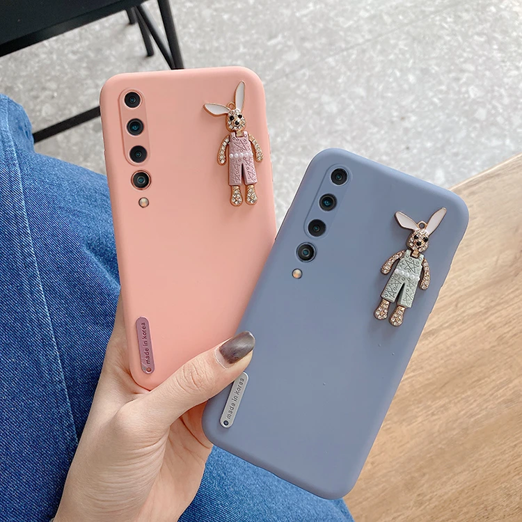 Силиконовый чехол с кроликом для телефона Xiaomi 8 9 SE 10 Pro MIX2 2S 3 тонкий мягкий Redmi S K20