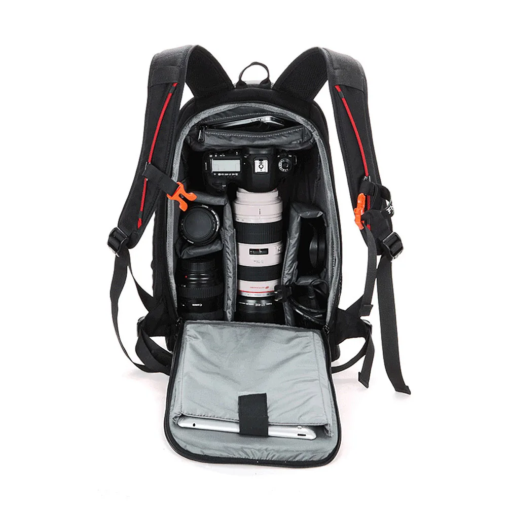 Водонепроницаемый функциональные DSLR рюкзак камера видео сумка Мягкий рюкзак для камеры для Canon Nikon фото камера Сумка Высокое качество