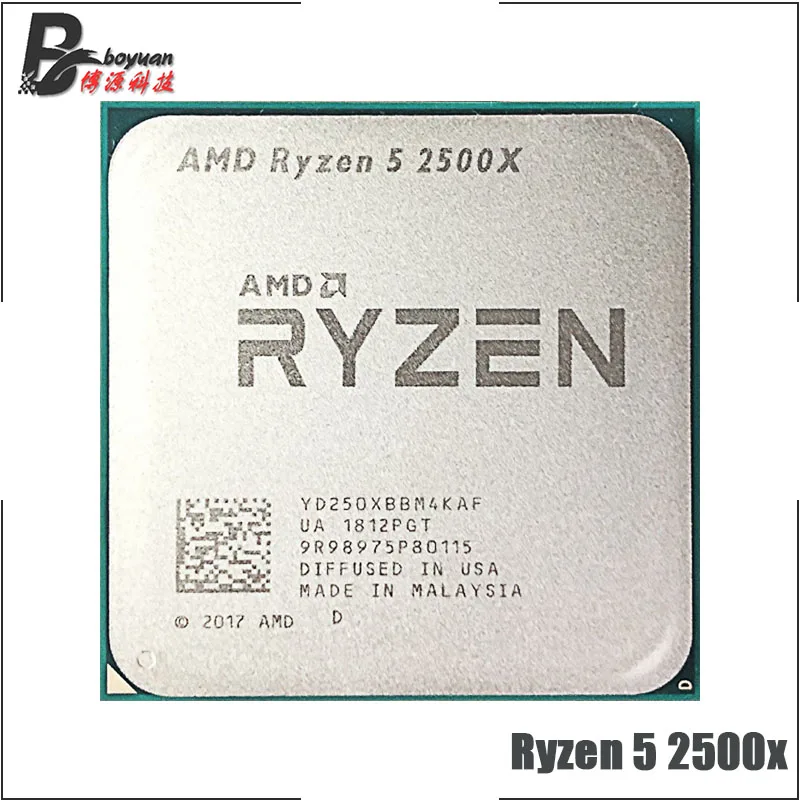 AMD Ryzen 5 2500X R5 2500x3 6 ГГц четырехъядерный Восьмиядерный процессор 65 Вт L3 = 8 м YD250XBBM4KAF