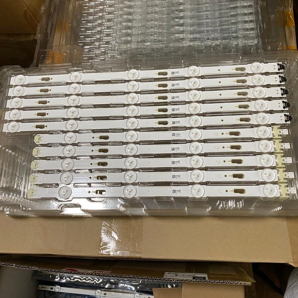 10pcs LED bar for Samsung UE40MU6105K UE40JU6500 UE40JU6400 UE40MU6100K UE40JU6000 UE40KU6100 UE40KU6000 BN96-34791A 34792A exterior led strip lighting