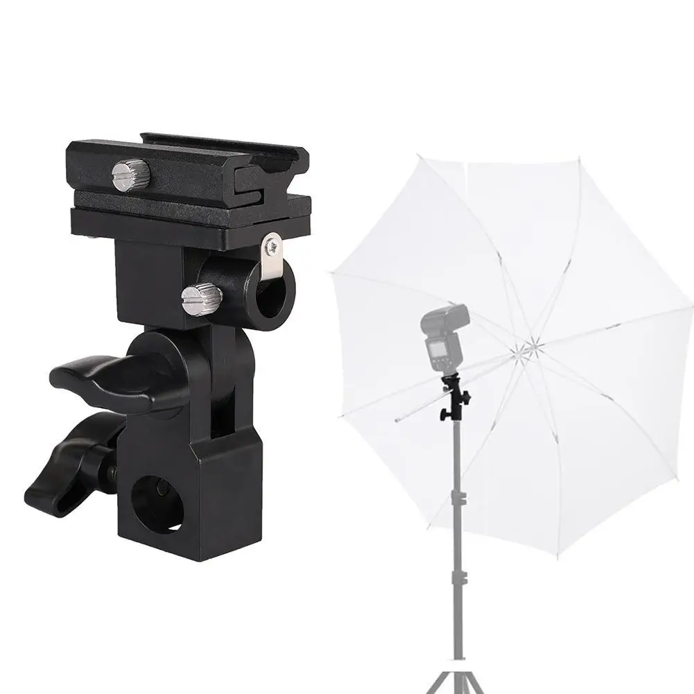 Горячий башмак Speedlite крепление для зонта держатель Meking Поворотный Светильник Кронштейн B для триггера держатель горячий башмак