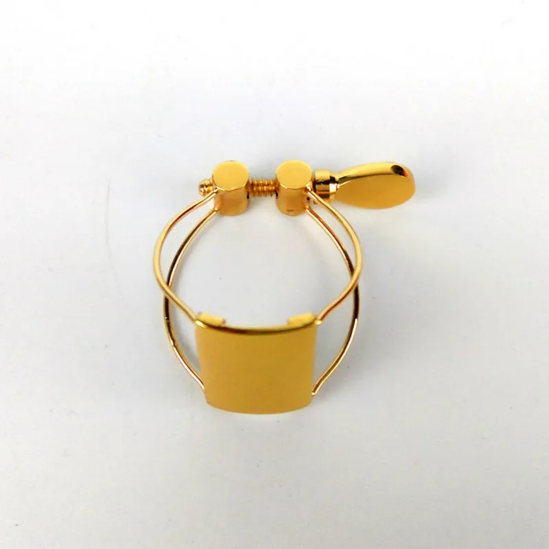 

1 piece gold-plated Bakelite alto Saxophone Mouthpiece Ligature Clip
