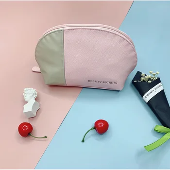 

2020 New Pu Women's Cosmetic Bag Fashion Large-capacity Waterproof Storage Ladies Hand Wash Bag