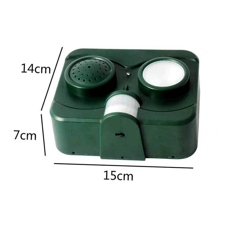 

Solar Sound And Light Animal Drive Ultrasonic Bird Panic Control Machine