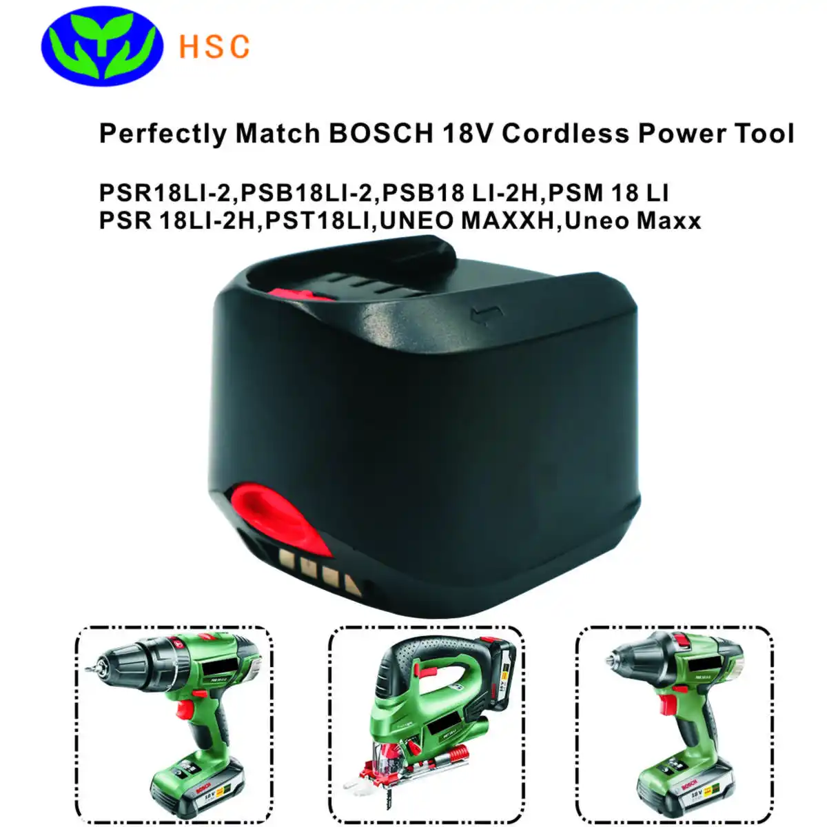 2 шт. 6.0Ah портативный аккумулятор BOS18C литиевая батарея 18В Замена для Bosch 1600Z00000