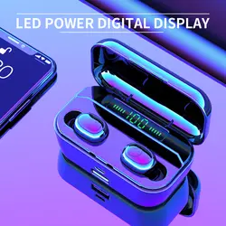G65 TWS Bluetooth беспроводные наушники светодиодный дисплей HD 5D стерео гарнитура с power Bank для смартфонов