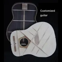 41 дюймов, однотонное платье с длинными рукавами и дерева по индивидуальному заказу акустической гитары, деревянная гитара для игры в стиле фолк, акустической гитары