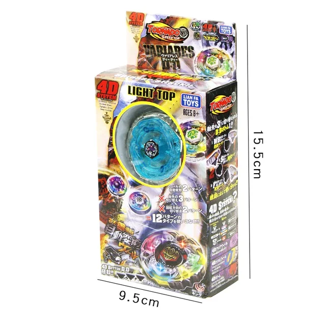1PC Hot Beyblades Burst Metal Fusion Toys For Boys LED Light Emitting Gyro Tops Gyroscope Beyblades Arena Classic Toys Children 5