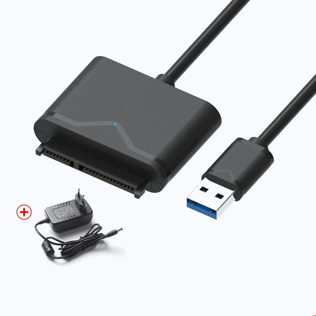 

FXHU.00077 SATA USB3.0 Adapter Cable Converter 2.5"/3.5" HDD Hard Disk Adapter SATA Adapter Cable With Power Supply