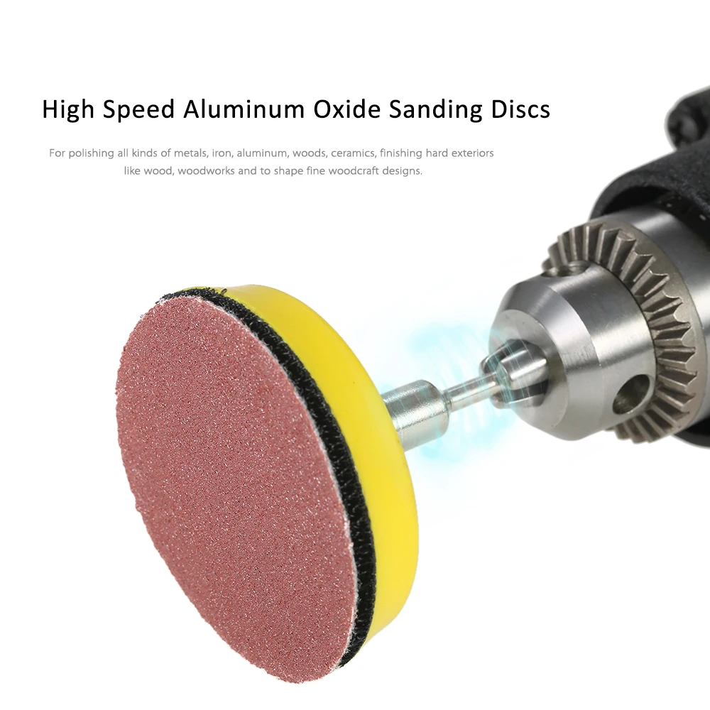100PCS 125mm Sanding Discs Pad Kit for 