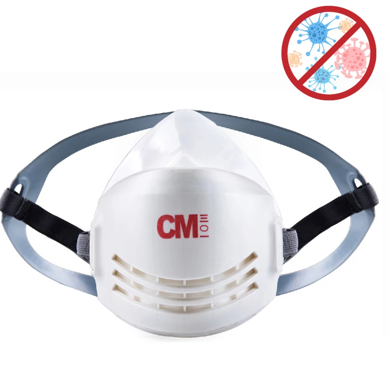 

CM N95 Mask Respirator Half Face Mask Safety Working Respiratory Protection Prevent Droplets from Spreading
