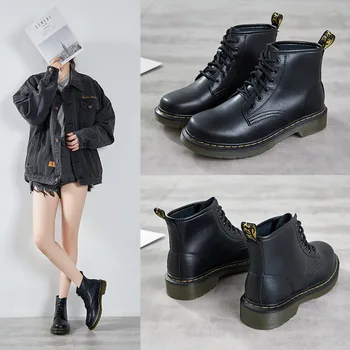 

2020 new Martin boots female British style doctor short boots cool fashion all-match women's boots winter boots women plus size