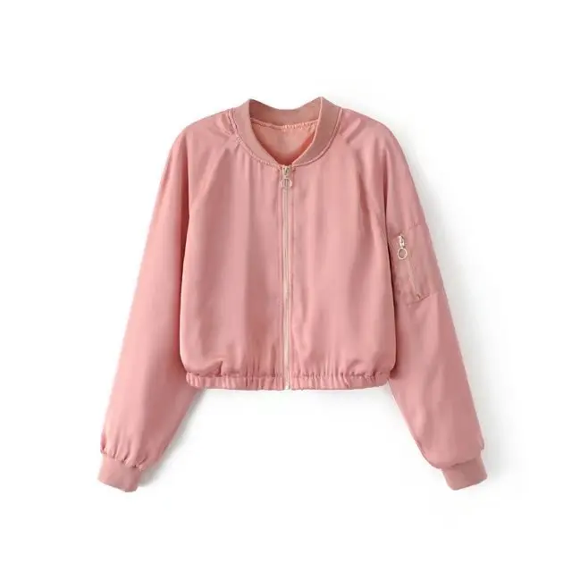 Осень и зима стиль Европа и Америка Мода Slim Fit Короткая куртка пилота Женское пальто