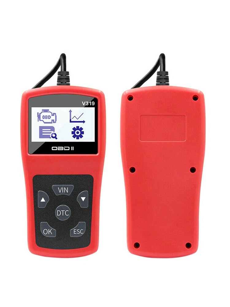 V319 автомобильный OBD2 считыватель сканер инструмент EOBD Авто Диагностический двигатель код ошибки читатель автомобиля диагностические инструменты многоязычный