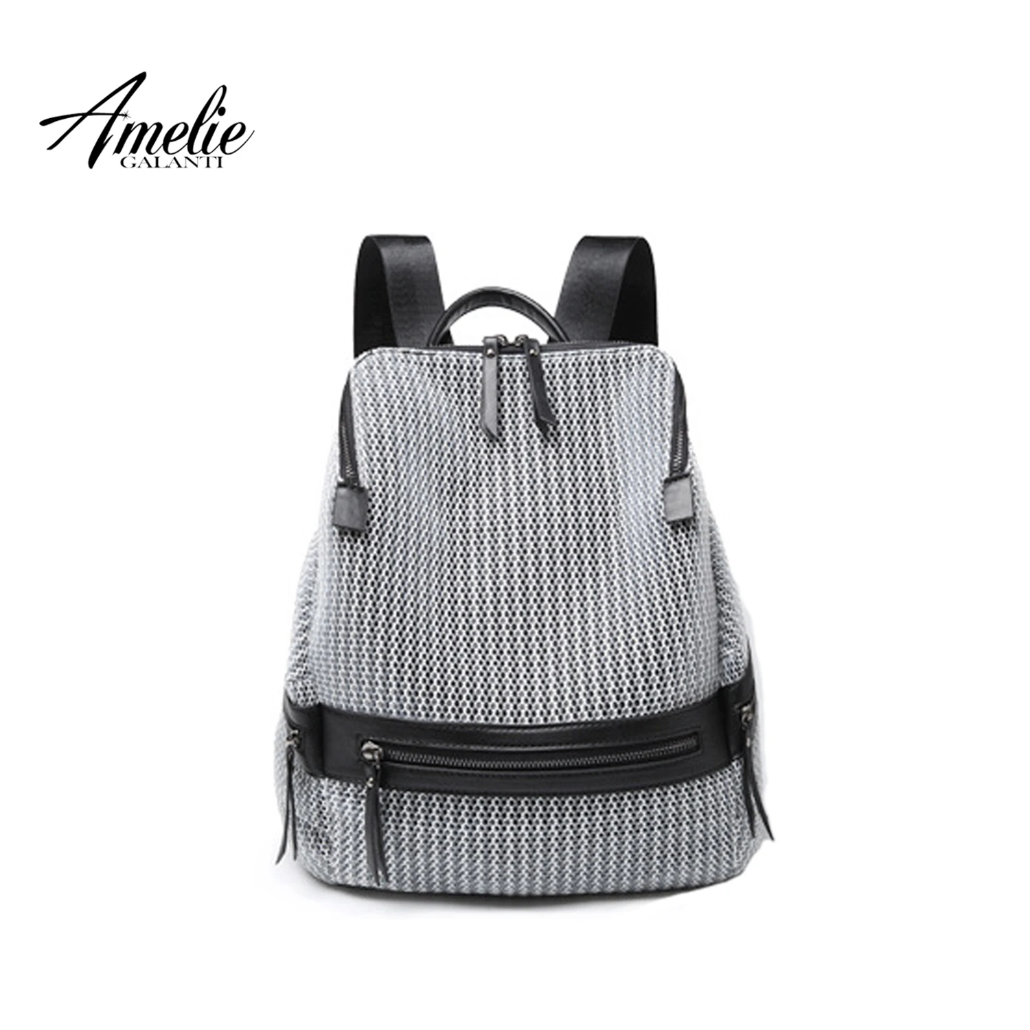 

AMELIE GALANTI backpack women 2019 Travel Bag Large Capacity Mesh Breathable Wild Backpack canvas backpack cute backpack