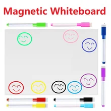 Магнитная белая доска для магниты на холодильник маркеры для белой доски ластик магнитная доска памятка доски белая доска для детей