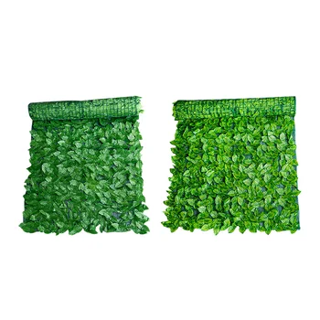

Artificial Leaf Garden Fence Screening Roll UV Fade Protected Privacy Artificial Fence Wall Landscaping Ivy Garden Fence Panel