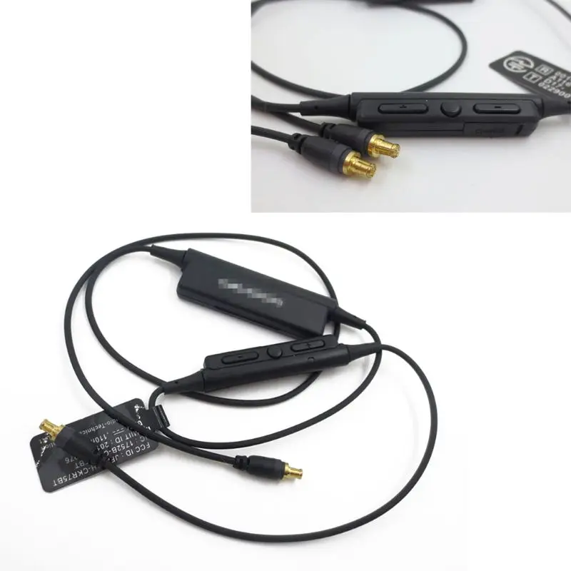  Bluetooth Earphone A2DC Cable for ATH-LS50 LS70 CKS1100 CKR90 CKR100 Headphones Microphone Volume C