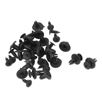 

100pcs Car Bumper Fender 5mm/6mm/8mm Hole Plastic Rivets Fasteners Clips for Toyota Honda
