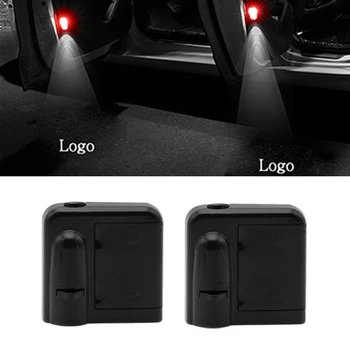 

2x Car Door Welcome Light LED Logo Ghost Shadow Light Logo Projector For Audi AMG BMW Mercedes-Benz Honda Ford Chevrolet