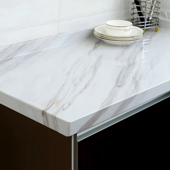 

DIY Thick waterproof pvc imitation marble pattern stickers Modern Vinyl self adhesive wallpaper renovation of furniture