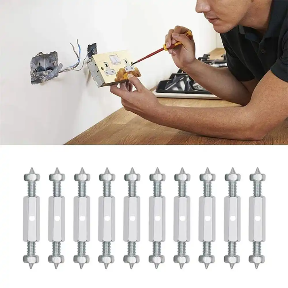 1 Set (6pcs) Wall Mount Switch Box Repair Tool Secret Stash 86mm Switch