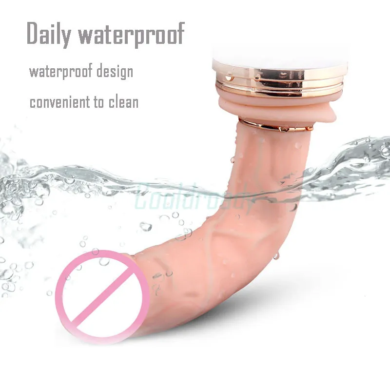 Heating Telescopic Vibrating Anal Dildo Automatic Sex Machine Wireless Remote Control Vibrator Peni