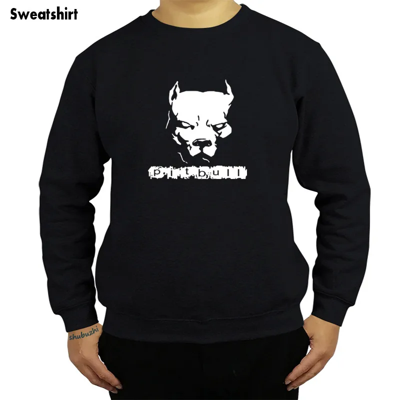 

New PITBULL American Pit Bull Spiked Dog Collar Mens sweatshirt Gift Print Hip Hop fashion cotton o-neck hoody sbz4479