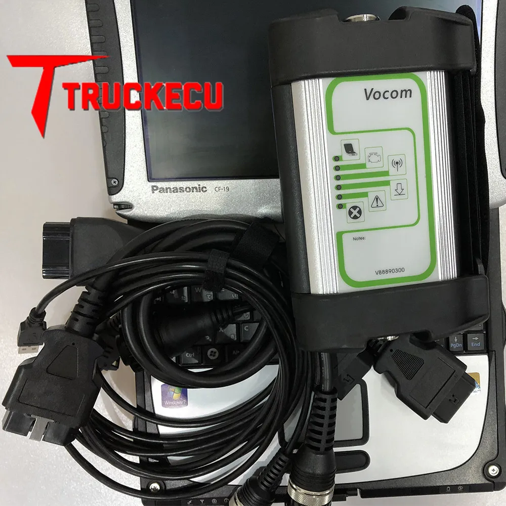 Диагностический инструмент V2.7 Thoughbook CF53 для Volvo VCADS volvo Vocom 88890300 renault Truck excavator Euro6 vocom