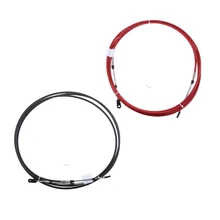 Морской, лодка, Парусный подвесной двигатель дроссельной заслонки кабель управления подходит для YAMAHA подвесной-черный+ красный