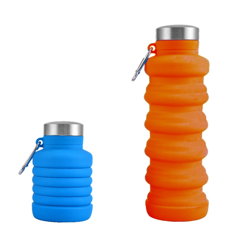 Slingifts Спорт 700 мл складная бутылка для воды герметичная закручивающаяся крышка BPA бесплатно, Бонусная Чистящая губка, щетка