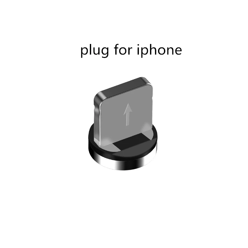 3 в 1 Магнитный Micro USB кабель зарядного устройства type C зарядный провод для IPhone X XR Xiaomi samsung S9 Microusb Ios Phone 1 м быстрый шнур - Цвет: ios plug