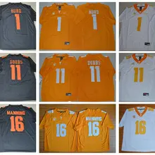 Новейший Теннесси Волонтеры Джошуа Доббс Джален хурд Пейтон Маннинг для мужчин Джерси