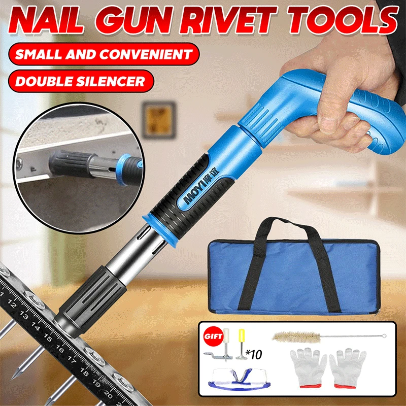 Steel Nails Guns Rivet Tool Power Tools Low Noise Installation Home DIY