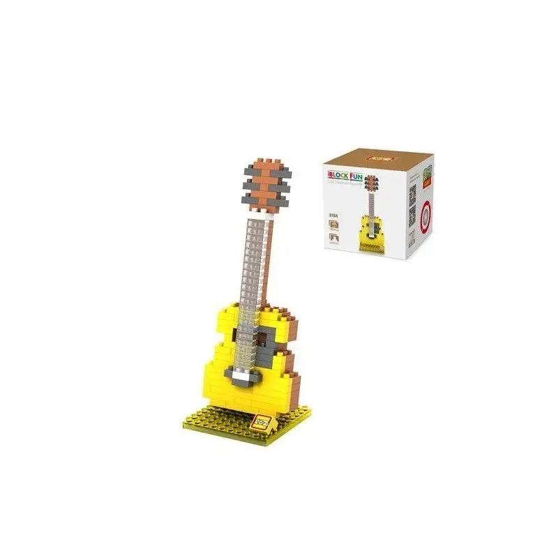 Acoustic guitar. LoZ 9194-minimized construction Kit. Diamond Block. 140 pieces. |